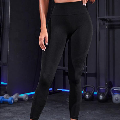 Seamless Knitted Fitness High Rise Leggings - ForVanity Leggings, women's sports & entertainment Activewear Pants