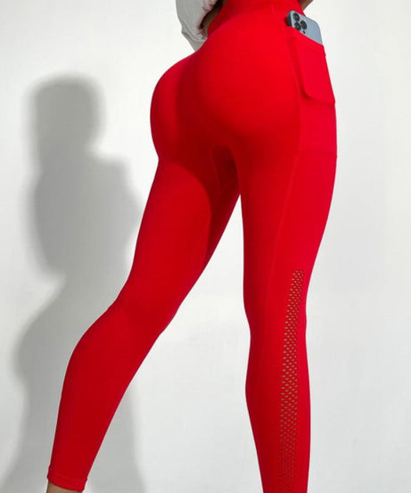 Seamless Knitted Basic Sports Yoga Pants - ForVanity Leggings, women's sports & entertainment Activewear Pants