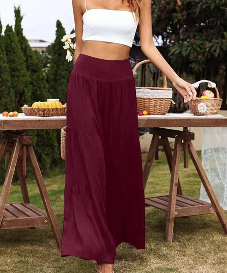 Cotton Linen Popular High Waist Loose Pants - ForVanity 