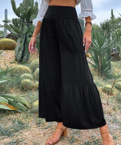 Cotton Linen Popular High Waist Loose Pants - ForVanity 