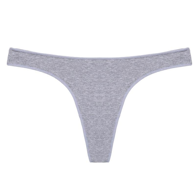 Women's Solid Color T-Back Low Rise Thongs/Strings/Tangas - ForVanity underwear, women's lingerie Underwear