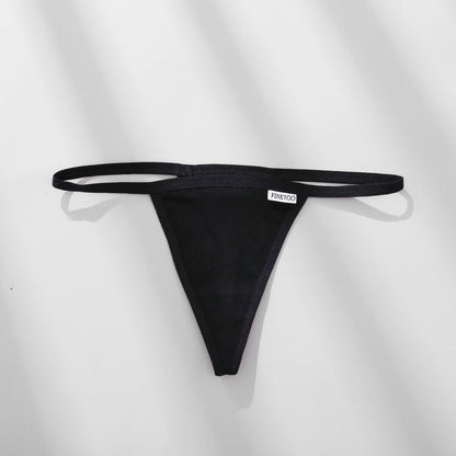 Low Rise T-Back Seamless Cotton Sexy Briefs for Women - ForVanity underwear, women's lingerie Underwear