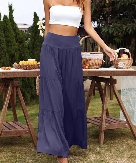 Cotton Linen Popular High Waist Loose Pants - ForVanity 