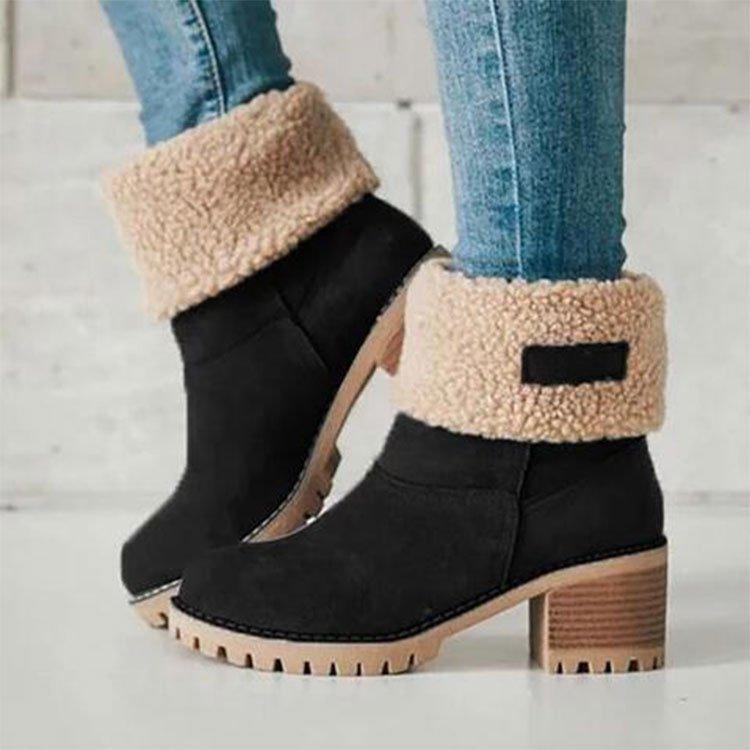 Ankle Adjustable Platform Heels Boots - ForVanity boots, women's shoes Boots