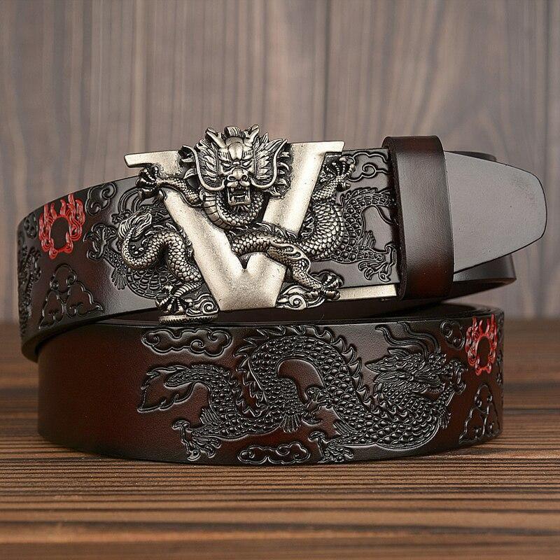 Automatic Cowhide V Belt - ForVanity belts, men's accessories Belts