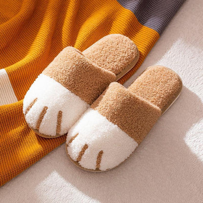 Autumn Winter Home Paw Slippers - ForVanity house slippers, men's shoes, women's shoes Slippers