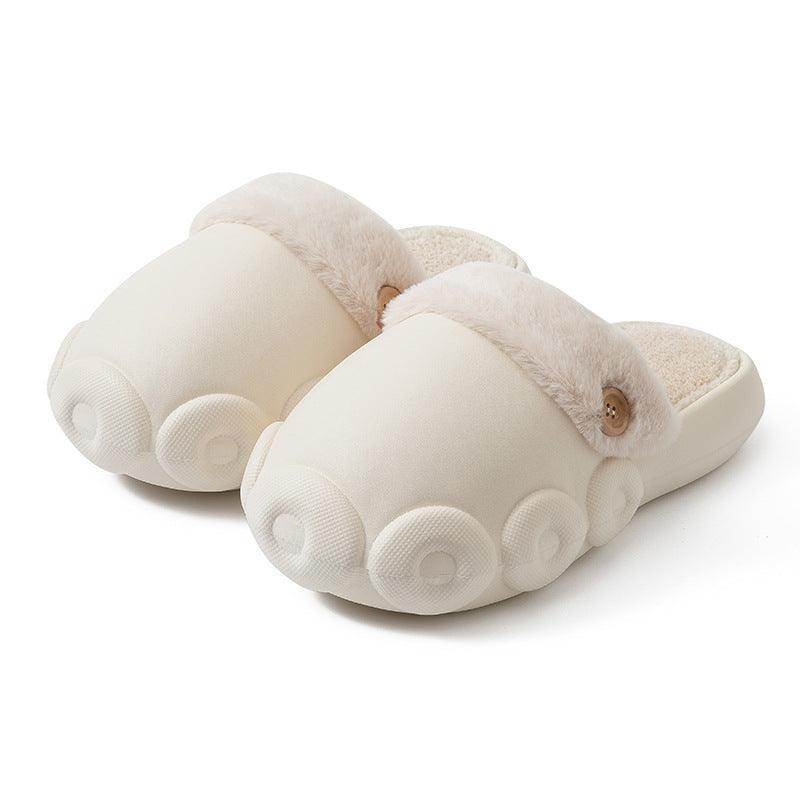 Winter Detachable Washable Baer Fluffy House Slippers - ForVanity house slippers, men's shoes, women's shoes Slippers