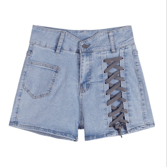 Bandage Jeans Shorts - Leisure Style and Comfort - ForVanity shorts, women's clothing Shorts