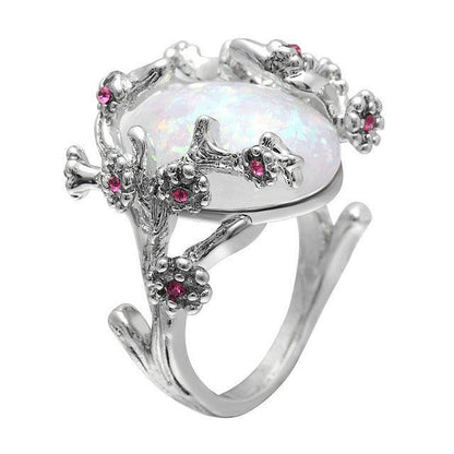 Beautiful Tree & Flower CZ Ring - ForVanity 