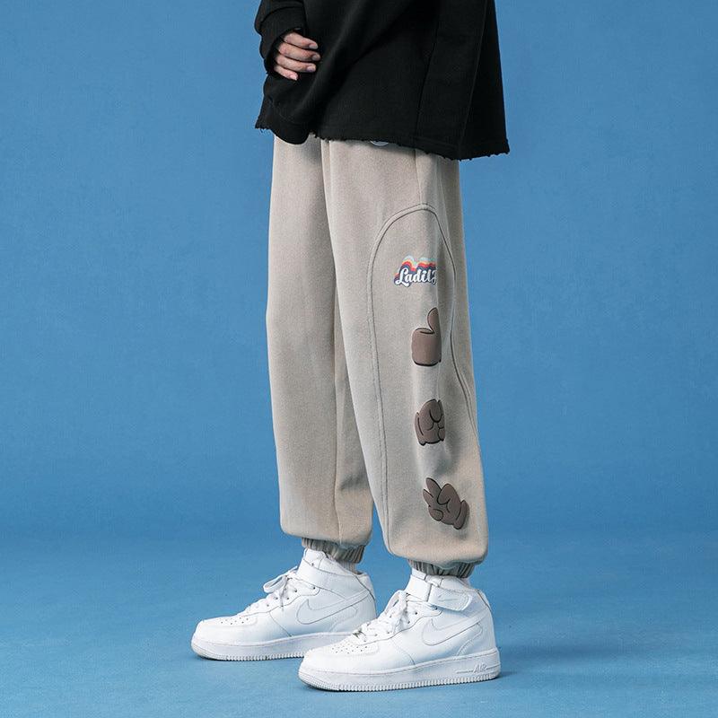 Men's New Trend Loose-fitting Ankle-length Trousers - ForVanity men's clothing, pants, trousers Pants