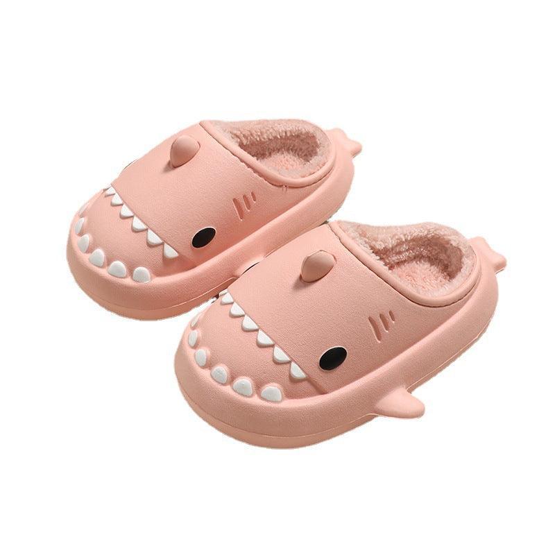 Cute Waterproof Warm Kids Shark Home Slippers - ForVanity house slippers, kids shoes Slippers