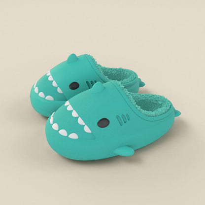 Cute Waterproof Warm Kids Shark Home Slippers - ForVanity house slippers, kids shoes Slippers