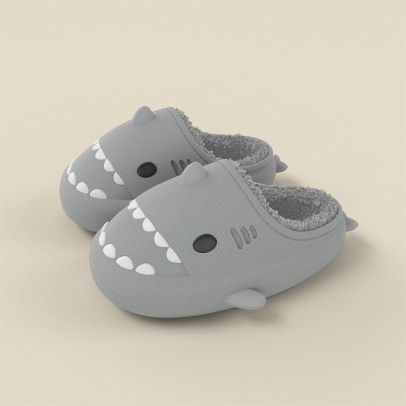 Cute Waterproof Warm Kids Shark Home Slippers - ForVanity house slippers, kids shoes Slippers