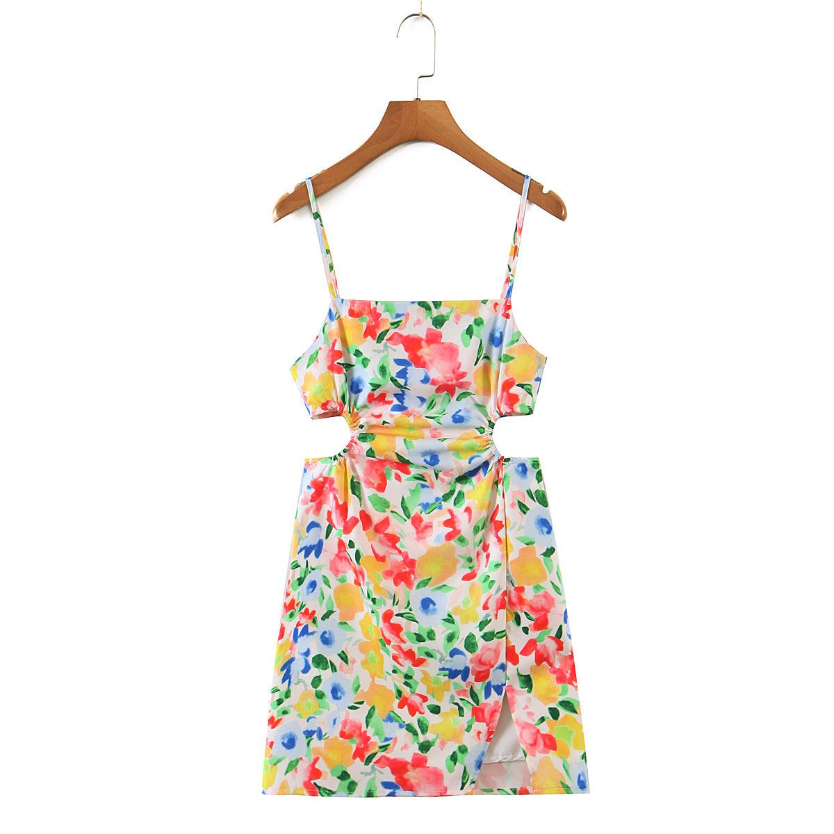 Tropical Print Cutout Dress: The Ultimate Vacation Style - ForVanity dress, Summer, Vacation Dress Vacation Dress