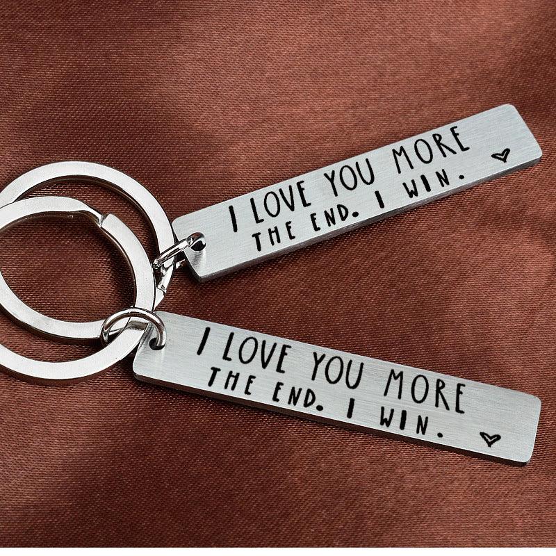 Valentine's Day Stainless Steel Keychain Gift - ForVanity men's jewellery & watches, Valentine’s Day, Valentine’s Day Love Jewelry, women's jewellery & watches Keychain