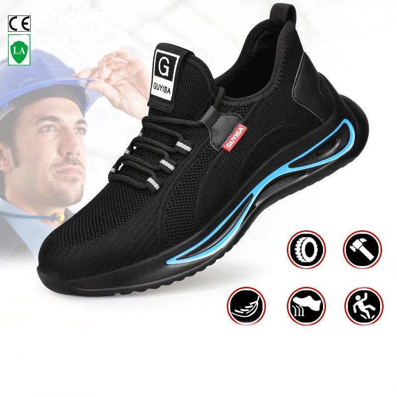 Optimal Protection Men's Steel Toe Non-Slip Work Safety Indestructible Sneakers - ForVanity men's shoes, sneakers Sneakers