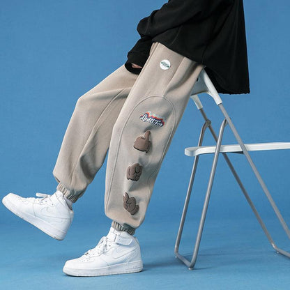 Men's New Trend Loose-fitting Ankle-length Trousers - ForVanity men's clothing, pants, trousers Pants