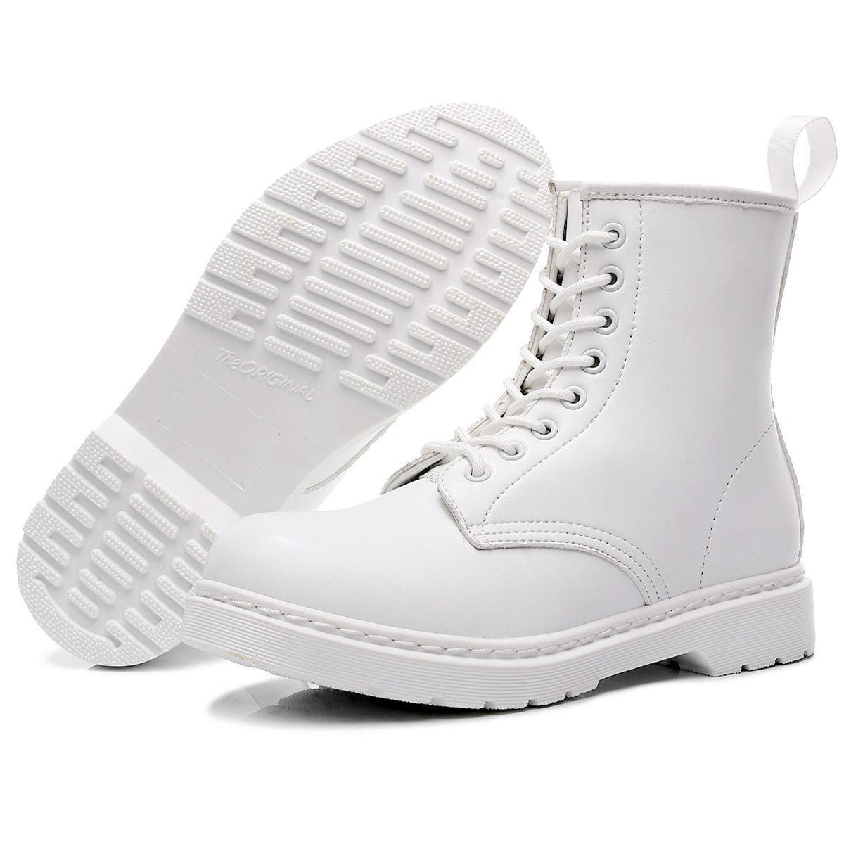 Eight-Hole British Style Short Boots - ForVanity boots, women's shoes Shoes