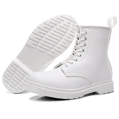 Eight-Hole British Style Short Boots - ForVanity boots, women's shoes Shoes
