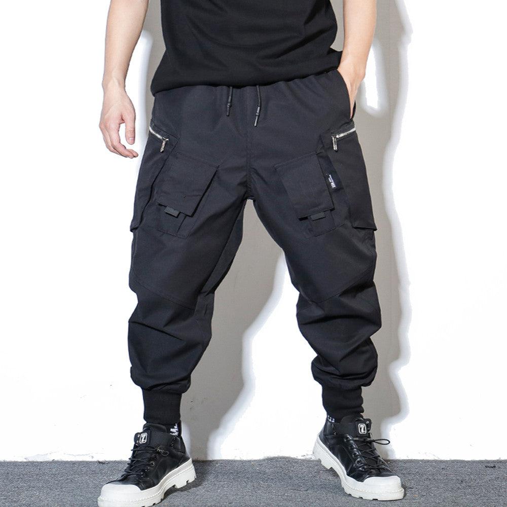 Men's Loose Multi-Pocket Functional Leggings Casual Pants - ForVanity men's clothing, pants Pants