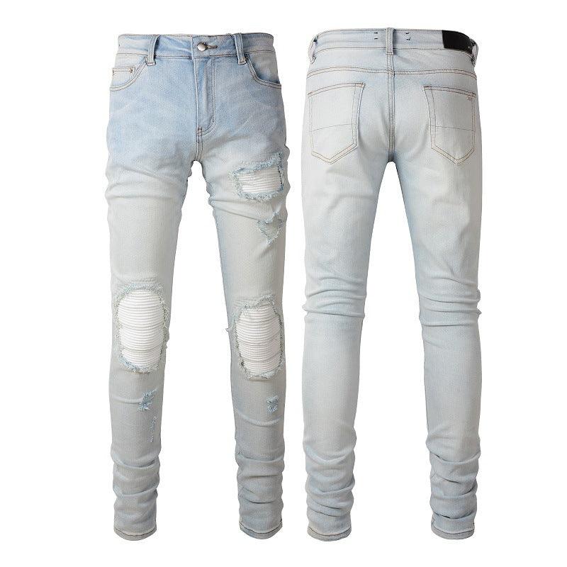 Men's Retro High Street Jeans - ForVanity jeans, men's clothing Jeans