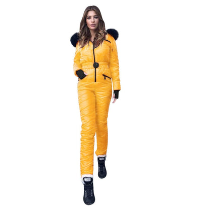 Fashion ladies ski outdoor sports zipper jumpsuit - ForVanity Ski sets