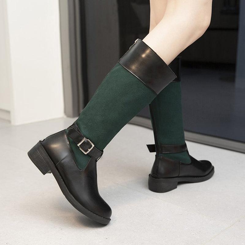Fashion Mid Knee High Winter Boots - ForVanity boots, women's shoes Boots