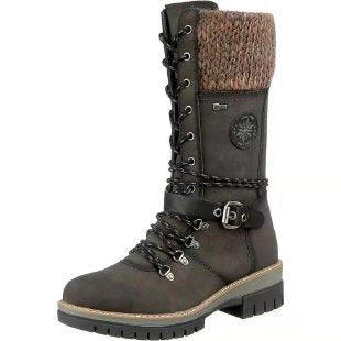 Stylish Equestrian Insulated Comfort Winter Boots - ForVanity boots, women's shoes Boots
