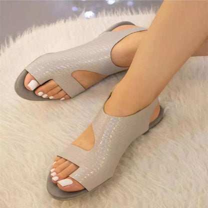 Women's Flat Flip Flops - Stylish and Comfortable Sandals for Casual Wear - ForVanity sandals, women's sandals, women's shoes Sandals