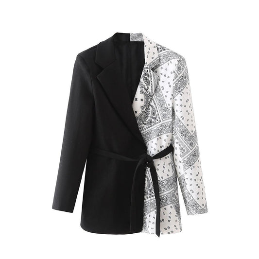 French Retro Autumn Winter Style Paisley Blazer - ForVanity blazer, jackets & coats, women's clothing Blazer