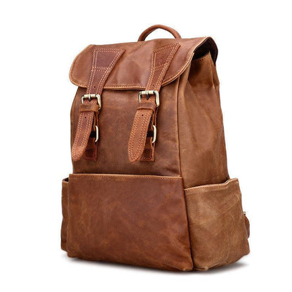Ladies Leather Retro Backpack - ForVanity backpacks, women's bags Backpacks