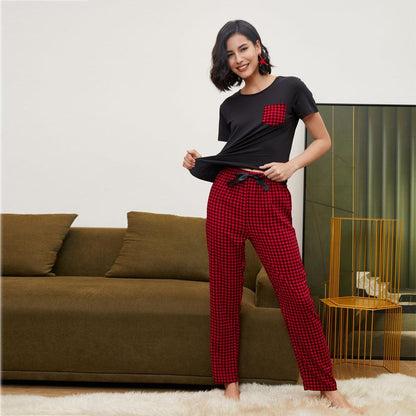 Get Cozy with Our Viscose Two-Piece Lounge Set for Women - ForVanity loungewear, women's clothing Loungewear
