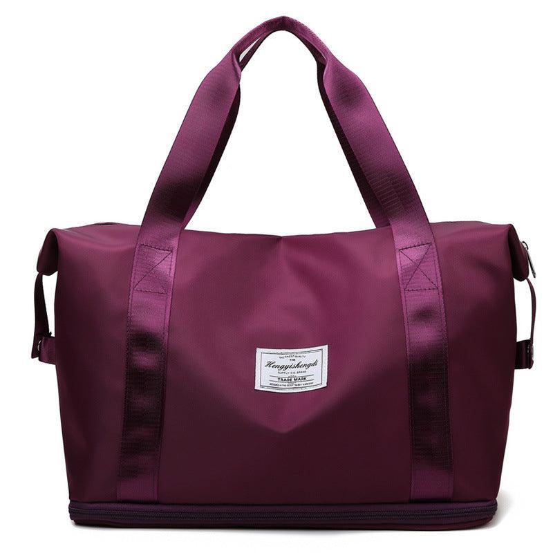 Large Capacity Foldable Travel Bag Gym Shoulder Bag - ForVanity duffle bags, men's bags, women's bags Duffle Bag