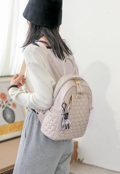 Large Capacity Soft Leather Backpack - ForVanity backpacks, women's bags Backpacks