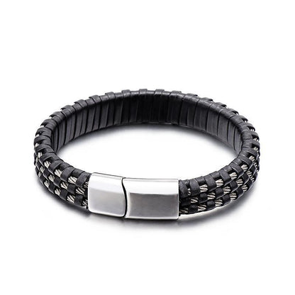 Leather Braided Rope Bracelet - ForVanity bracelets & bangles, men's jewellery & watches Bracelets