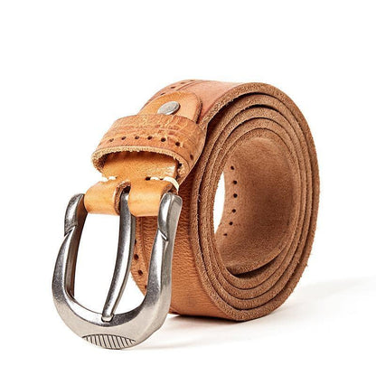 Leather Buckle Belt - ForVanity belts, men's accessories Belts