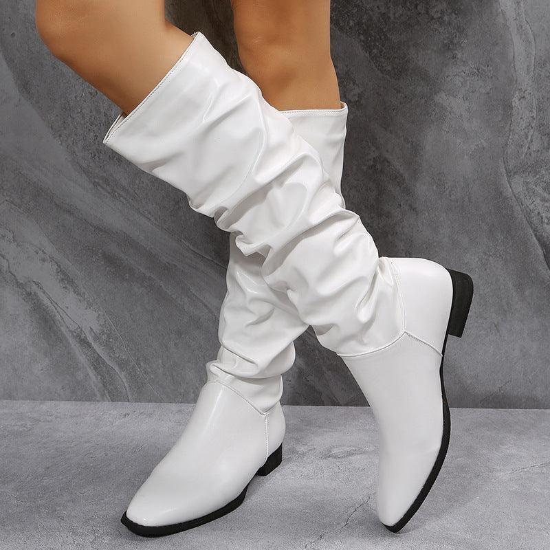 Long Pointed Toe Boots - ForVanity boots, women's shoes Boots