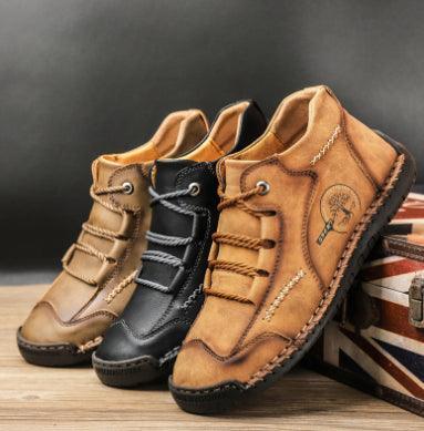 Men Casual Business Lace-up Boots - ForVanity boots, men's shoes Boots
