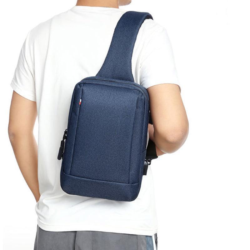 Men's Chest Bag Crossbody Sling Backpack - Perfect for Urban Leisure and Everyday Use - ForVanity crossbody bags, men's bags Crossbody Bags