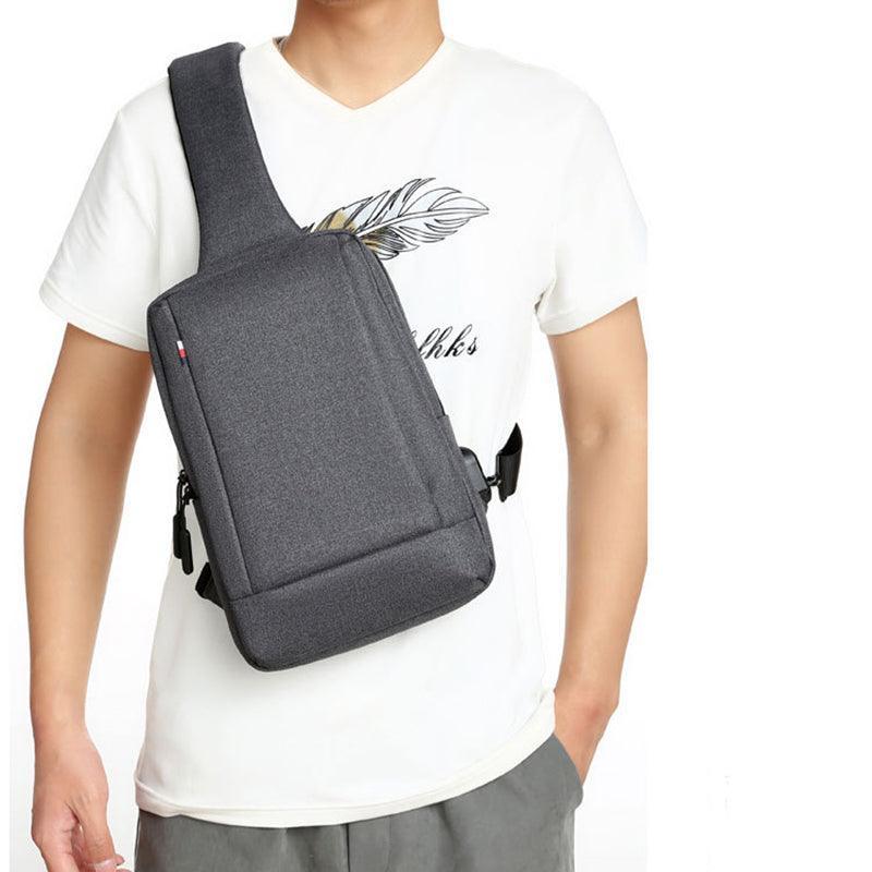 Men's Chest Bag Crossbody Sling Backpack - Perfect for Urban Leisure and Everyday Use - ForVanity crossbody bags, men's bags Crossbody Bags