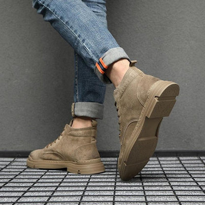 Men Platform Ankle Fall Winter Boots - ForVanity boots, men's shoes Boots