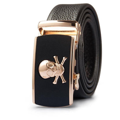 Men's Belt With Skull - ForVanity belts, men's accessories, men's belts Belts