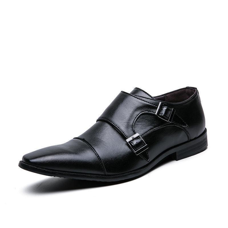 Men's Business PU Leather Shoes - ForVanity lace-up shoes, men's shoes Shoes