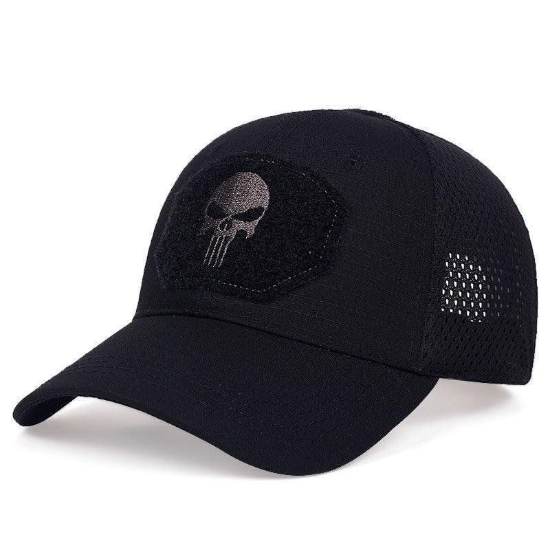 Men's Camouflage Embroidery Skull Baseball Hat - ForVanity hats, men's accessories Hats
