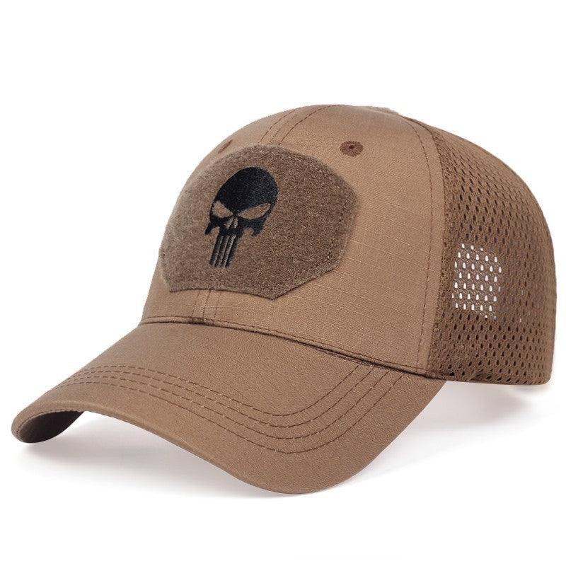 Men's Camouflage Embroidery Skull Baseball Hat - ForVanity hats, men's accessories Hats