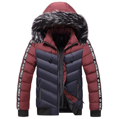 Men's Hooded Thick Warm Jacket - ForVanity Men's Fashion - Men's Clothing - Jackets & Coats