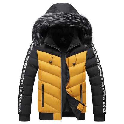 Men's Hooded Thick Warm Jacket - ForVanity Men's Fashion - Men's Clothing - Jackets & Coats