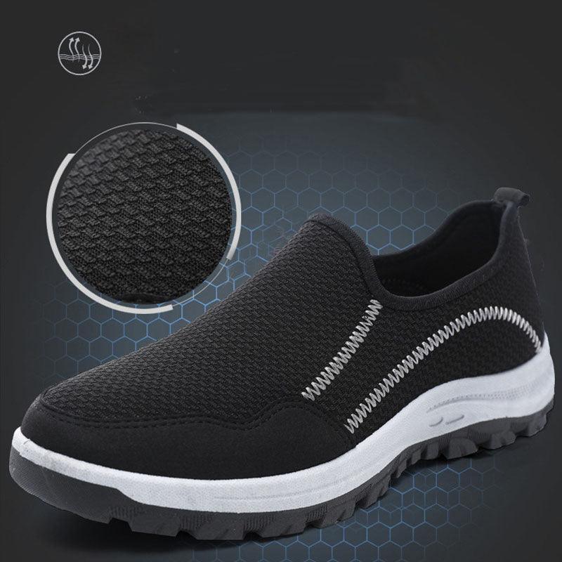 Men's Light Flat Slip-on Sneakers - ForVanity men's shoes, sneakers Sneakers