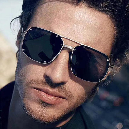 Men's Retro Square Sunglasses - ForVanity men's accessories, sunglasses Sunglasses