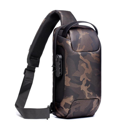 Men Travel Messenger Waterproof USB Anti-theft Multifunction Crossbody Bag - ForVanity crossbody bags, men's bags Crossbody Bags